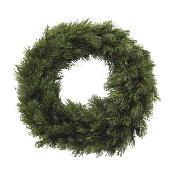 Triumph tree couronne forest frosted pour noël - décoration murale avec structure métallique robuste - couronne de porte de noël