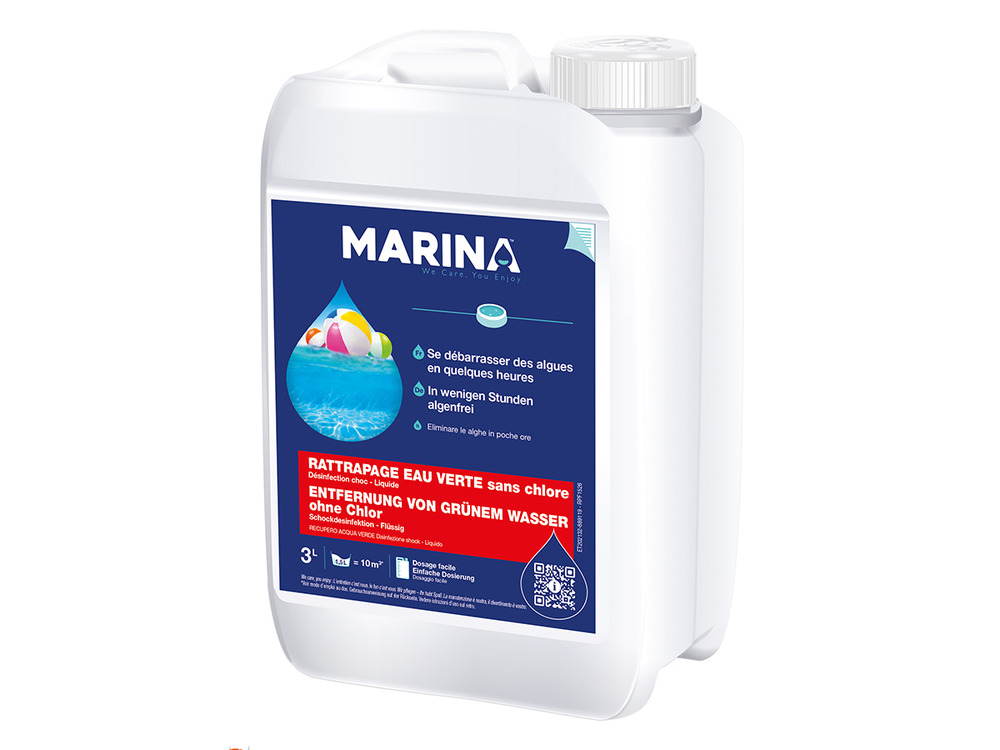 Anti-algues choc sans chlore sos rattrapage eau verte 3 l
