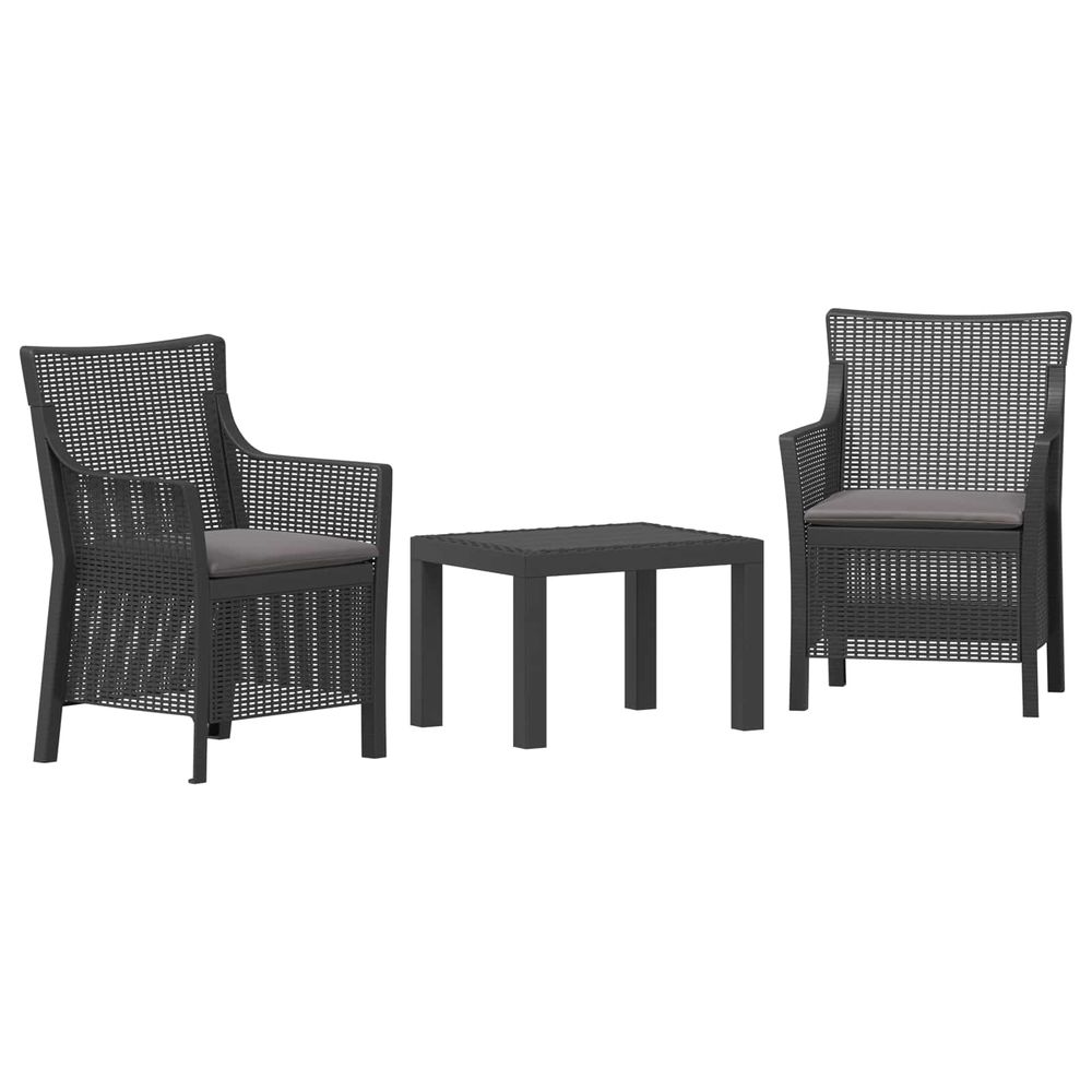 Ensemble salon 3 pc anthracite pp