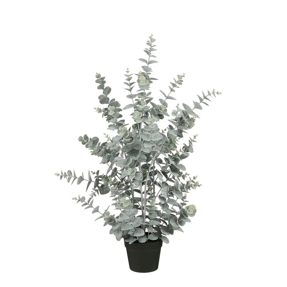 Mica decorations eucalyptus plante artificielle en pot - h97 x ø38 cm - vert