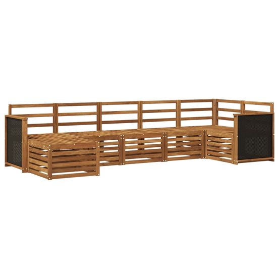 Ensemble de canapés d'extérieur 6 pc naturel