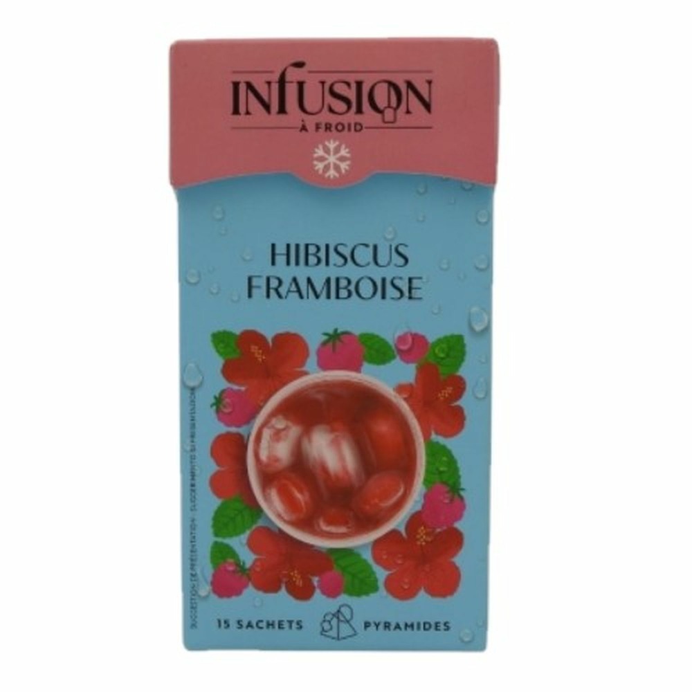 Infusion à froid hibiscus framboise - agidra