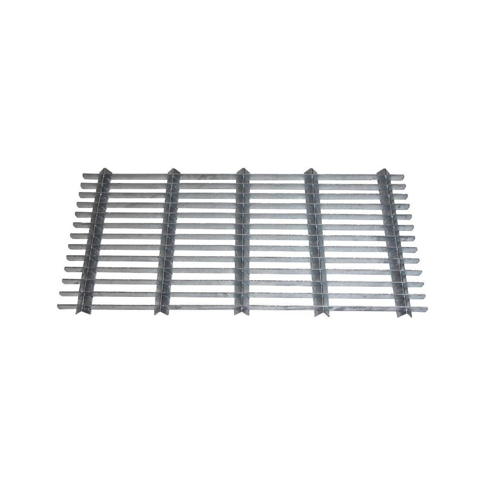 Grille gratte pieds en acier galvanisé 80 x 40 cm