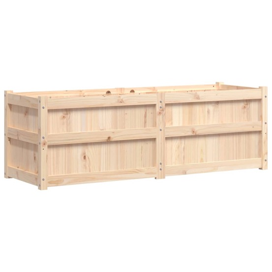 Jardinière 150x50x50 cm bois de pin massif