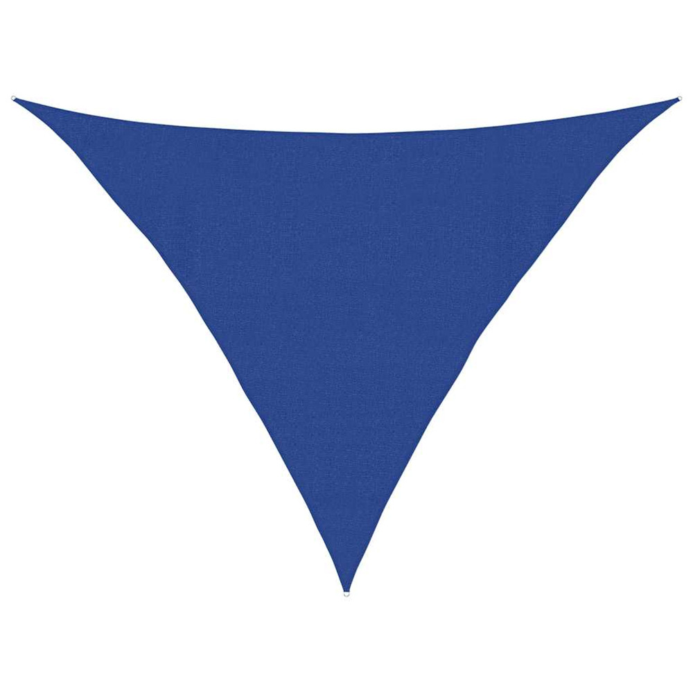 Voile d'ombrage 160 g/m² triangulaire bleu 4x4x5,8 m pehd