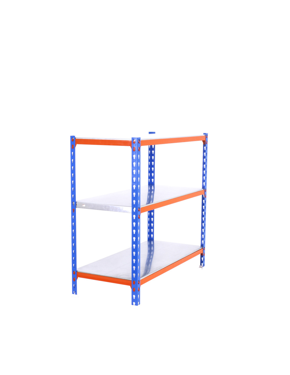 Etagère légère sans vis simonclick mini 3/300 900 bleu/orang/galva bleu/orange/galva 900x800x300 - simonrack