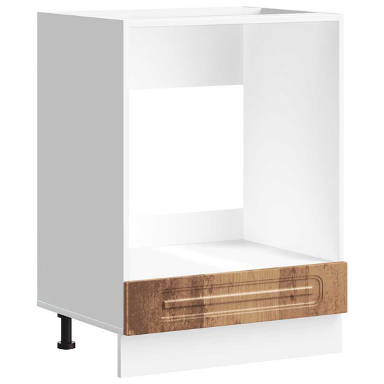 Armoire à four kalmar vieux bois bois d'ingénierie