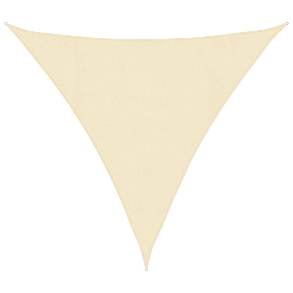 Voile d'ombrage 160 g/m² crème 4,5x4,5x4,5 m pehd