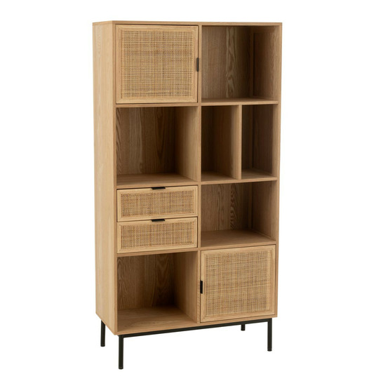 Bibliothèque cannage