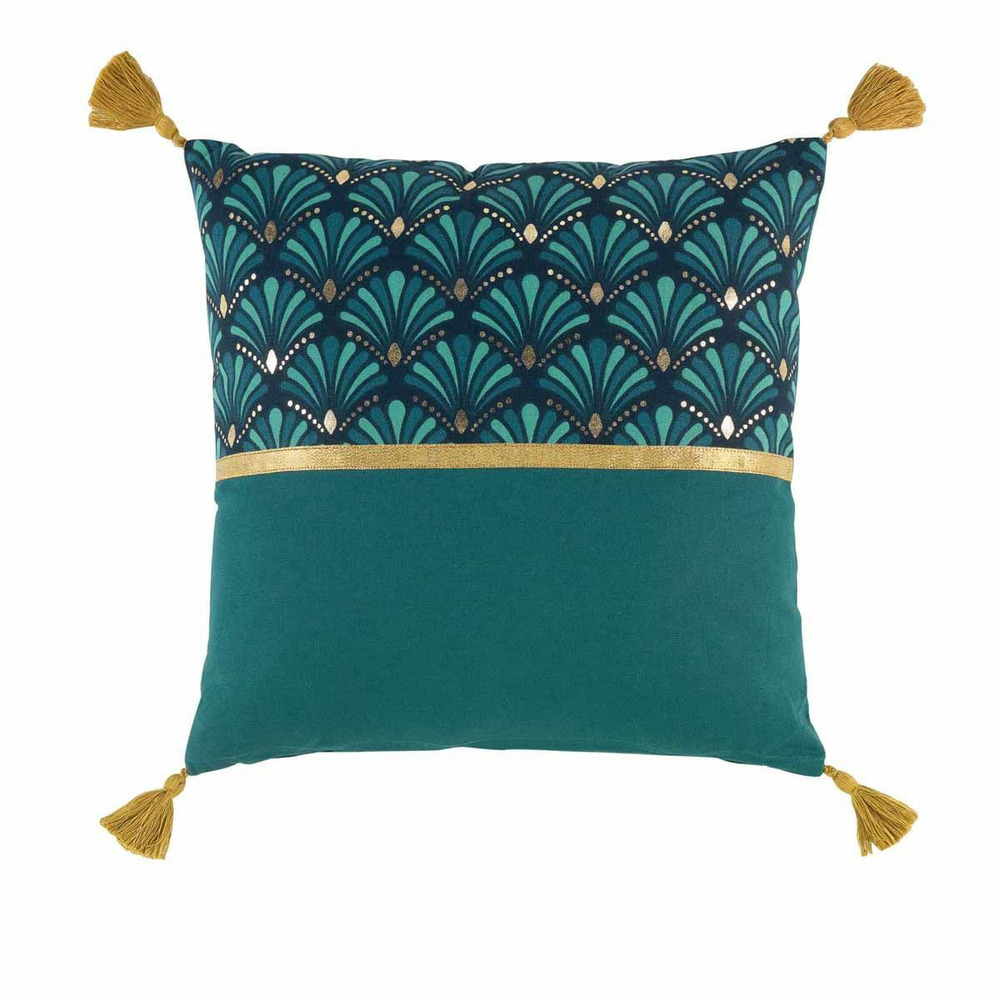 Coussin déco imprimé 