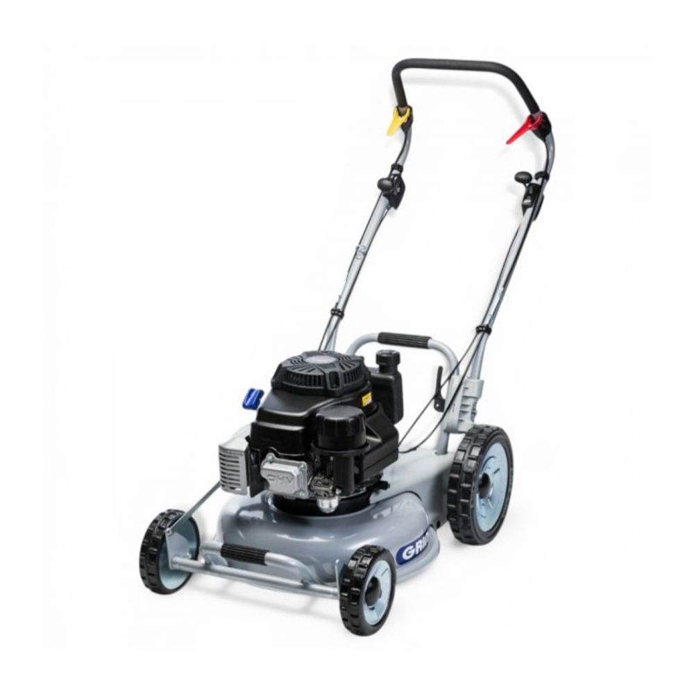 Tondeuse à gazon professionnelle mulching 46cm, tractée, moteur kawasaki 179cm³ - grin pm46a-kw