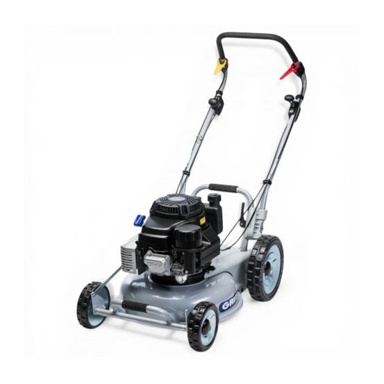 Tondeuse à gazon professionnelle mulching 46cm, tractée, moteur kawasaki 179cm³ - grin pm46a-kw