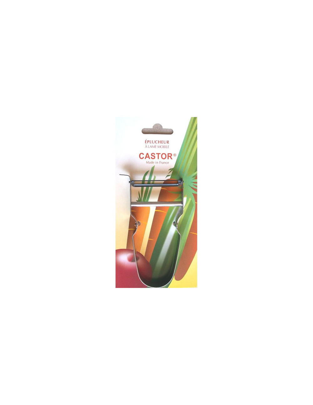 Rasoir à légumes inox / blister - castor - rusillon