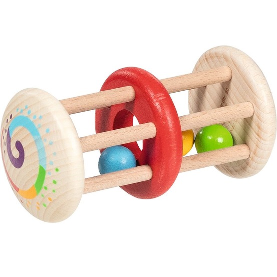 Hochet double cage à grelot