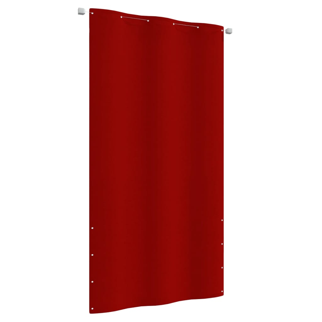 Écran de balcon brise pare vue protection confidentialité 120 x 240 cm tissu oxford rouge