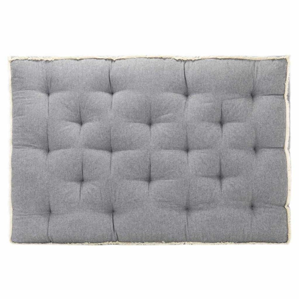 Coussin de canapé palette anthracite 120x80x10 cm