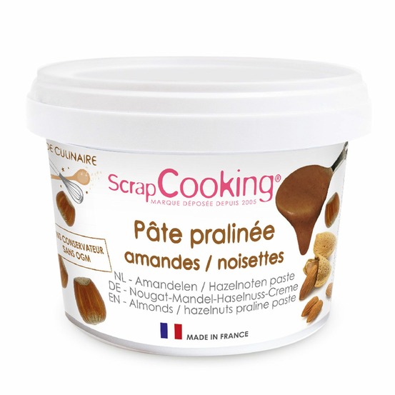 Pâte pralinée noisettes et amandes 200 g