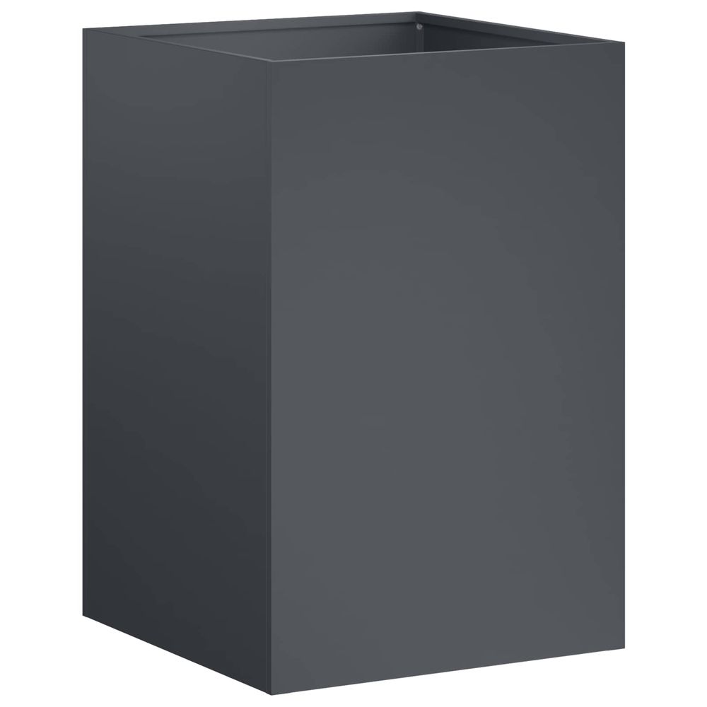Cache-pot de jardin anthracite 40 x 40 x 60 cm