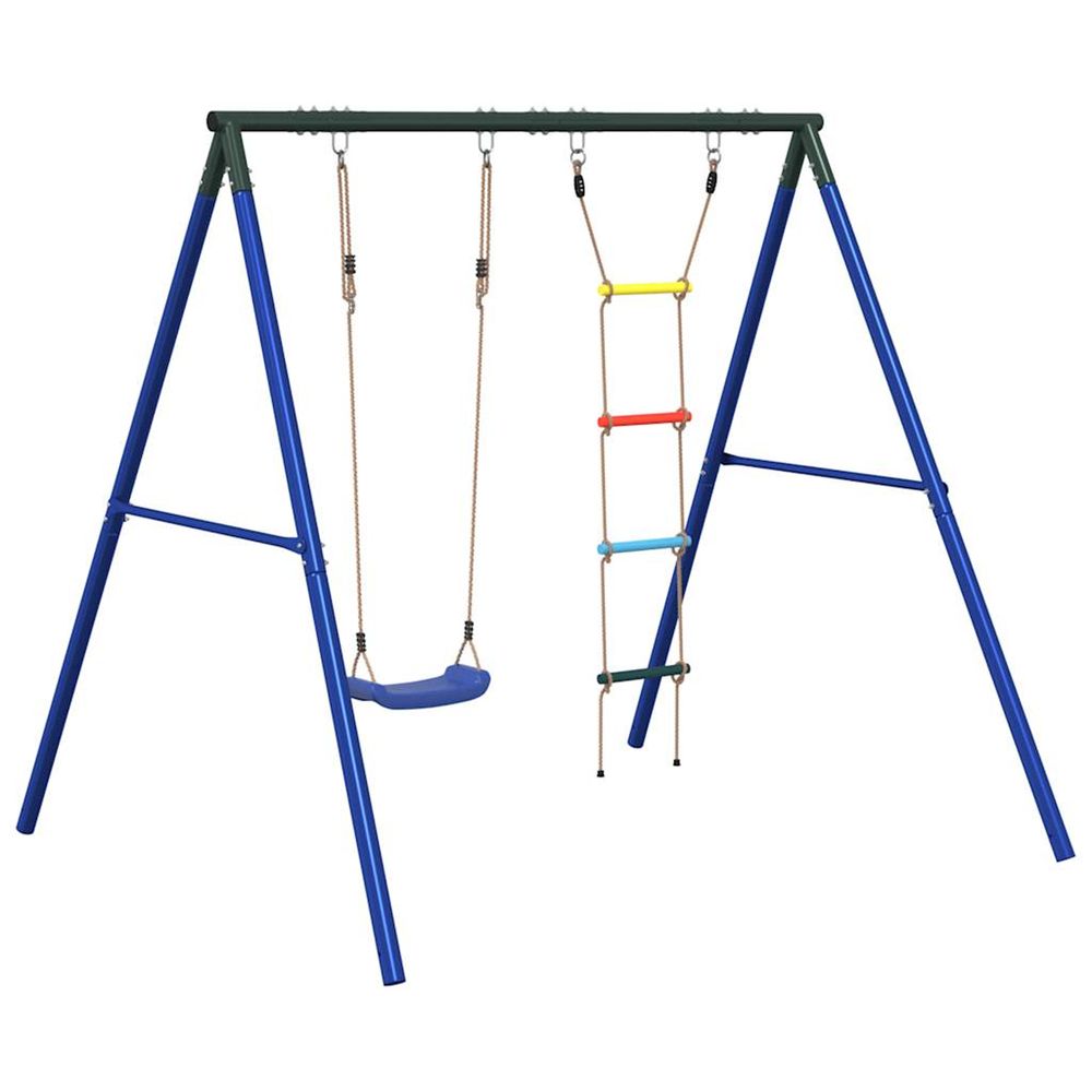Ensemble de balançoire d'extérieur avec balançoire et échelle
