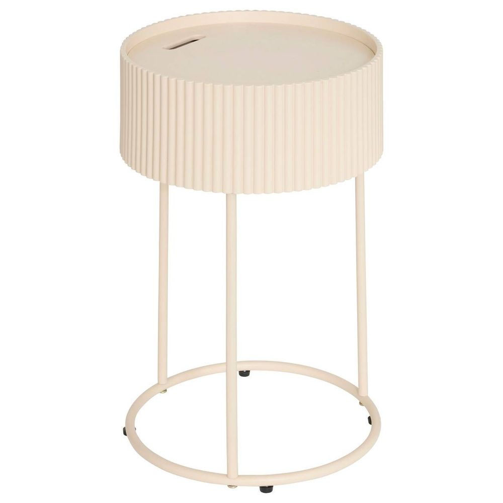 Table d'appoint juna beige 33x33x48cm