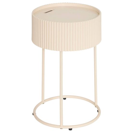 Table d'appoint juna beige 33x33x48cm