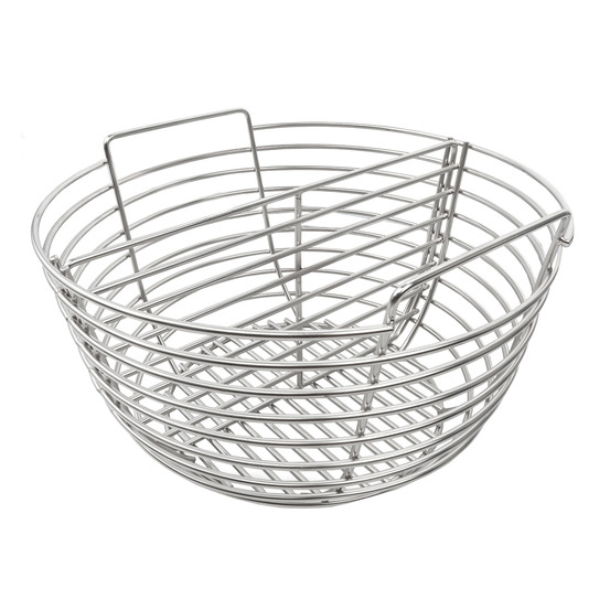 Panier à charbon de bois en acier inoxydable patton pour barbecue kamado 21