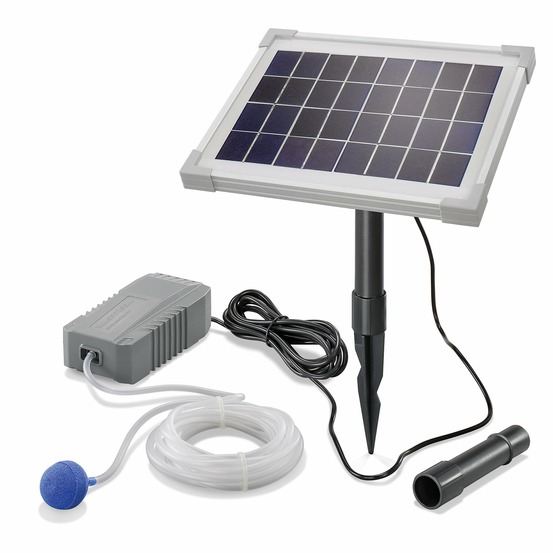 Esotec solar aérateur de bassin-set 5/130 professional pompe à oxygène bassin 101842
