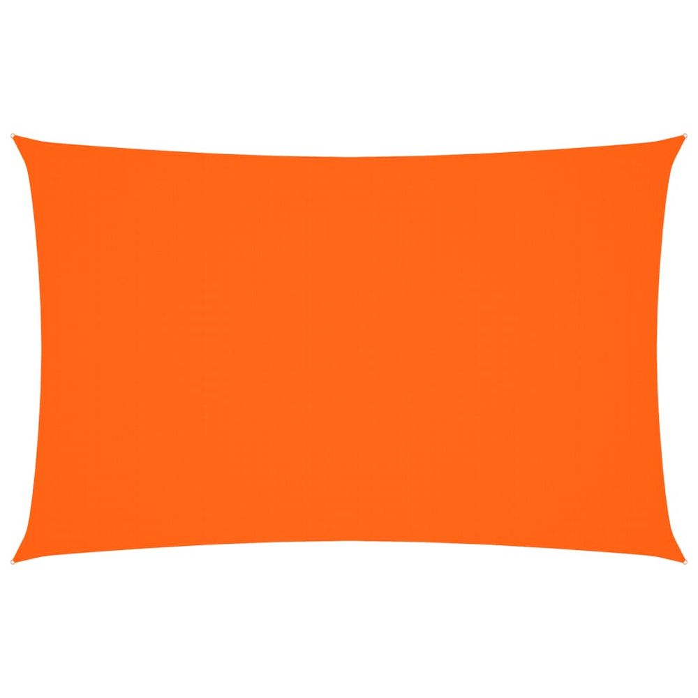 Voile de parasol tissu oxford rectangulaire 2,5x5 m orange