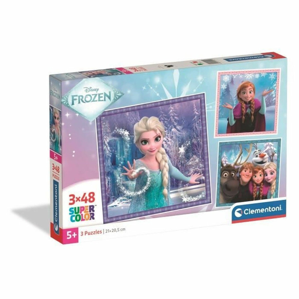 Puzzle la reine des neiges 3 x 48 pièces