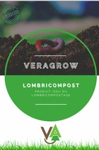 Lombricompost 2,5kg veragrow humus de lombric, fertilisant naturel, croissance et booster de plantes, pas de risque pour racines
