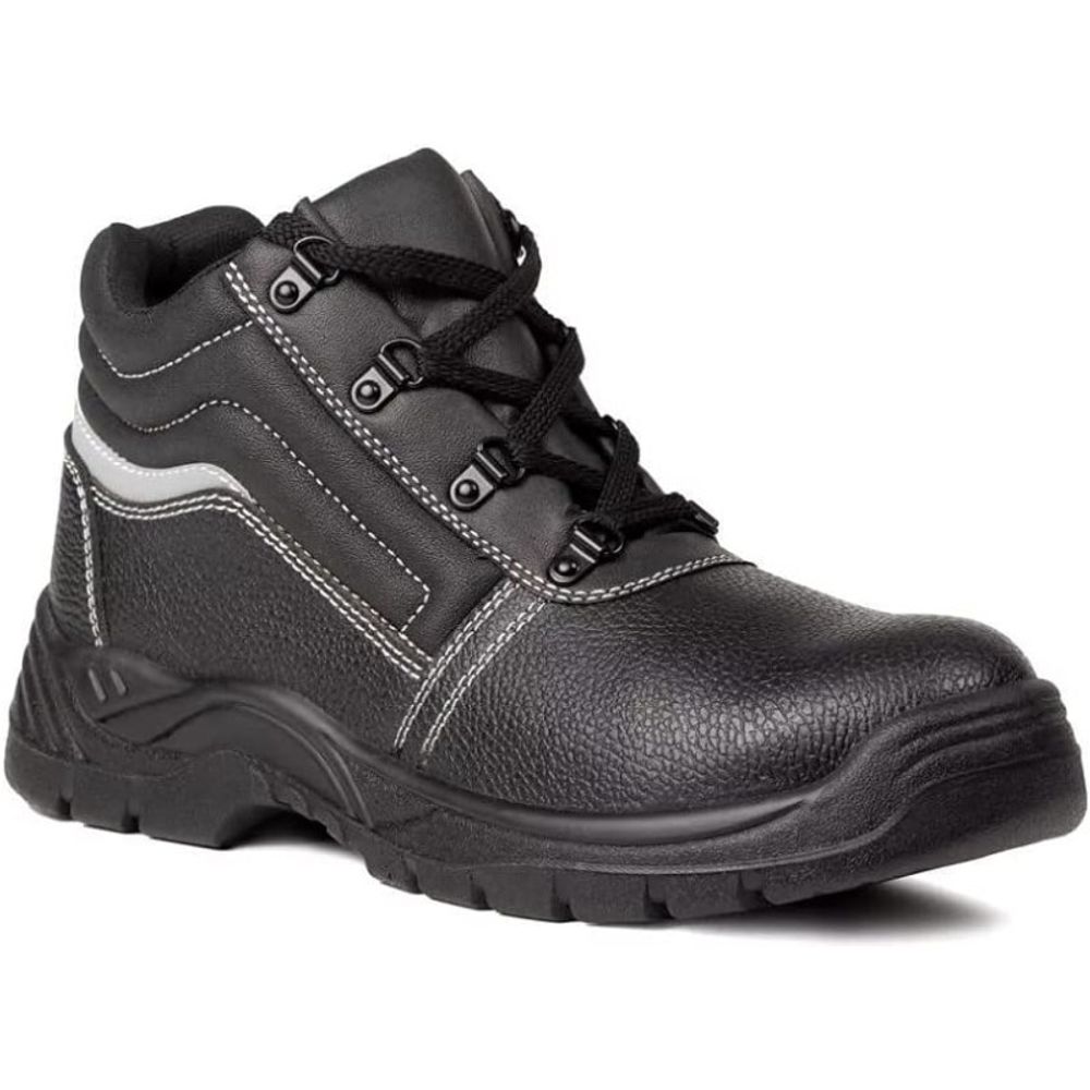 Chaussures de sécurité hautes nacrite s1p src en cuir fleur de vachette noir p48 b0911 t48