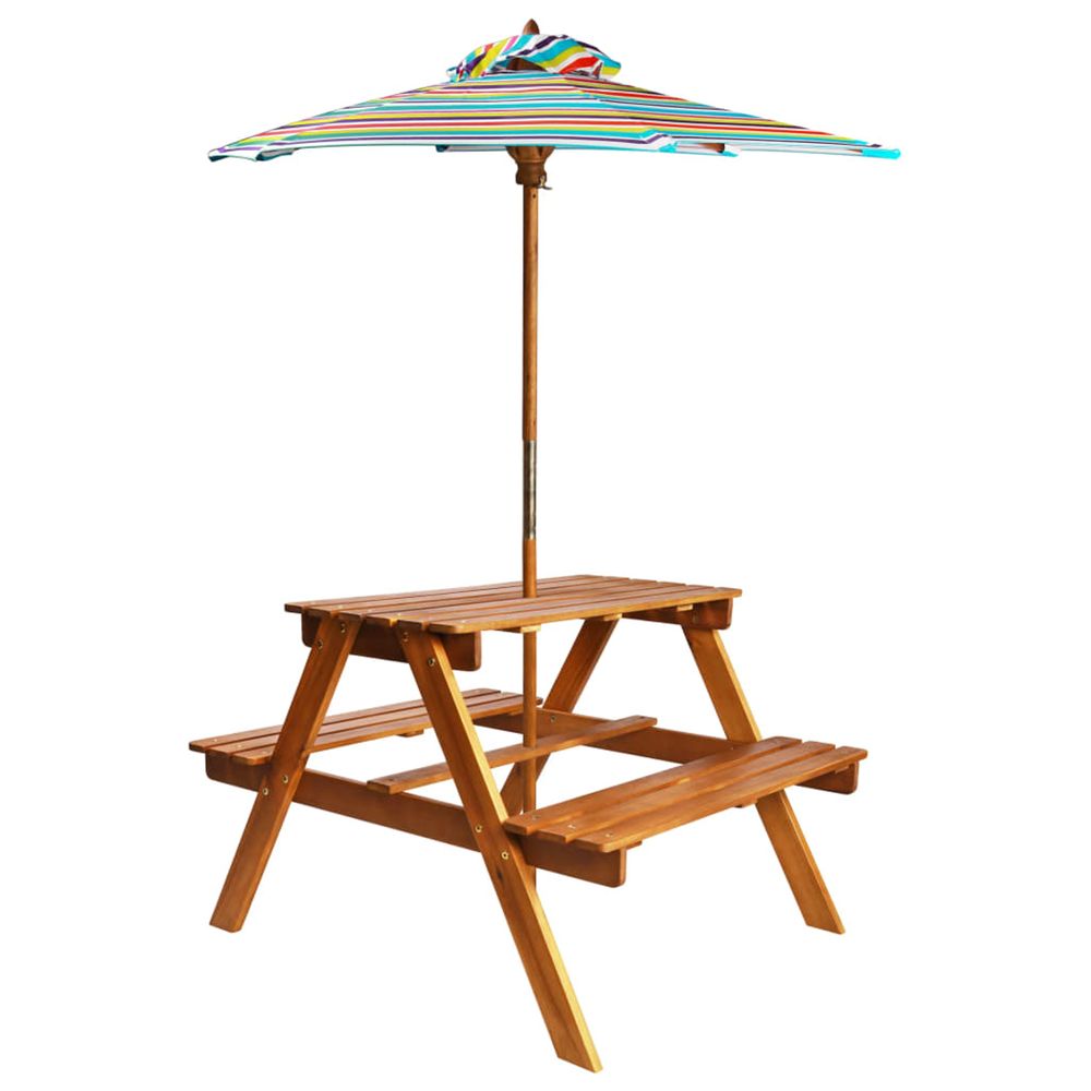 TABLE A PIQUE NIQUE ET PARASOL-(867825)
