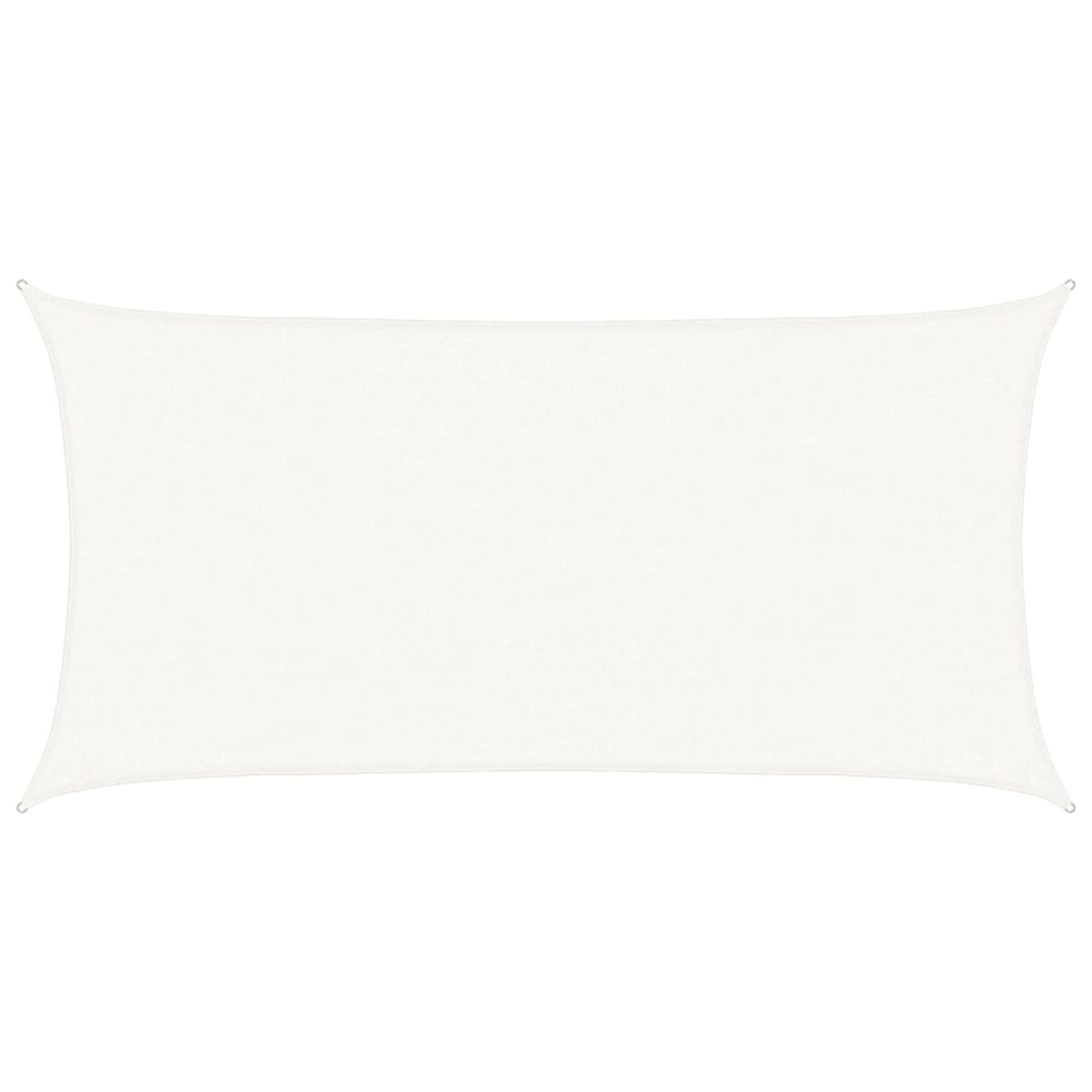 Voile d'ombrage 160 g/m² blanc 2,5x5 m pehd