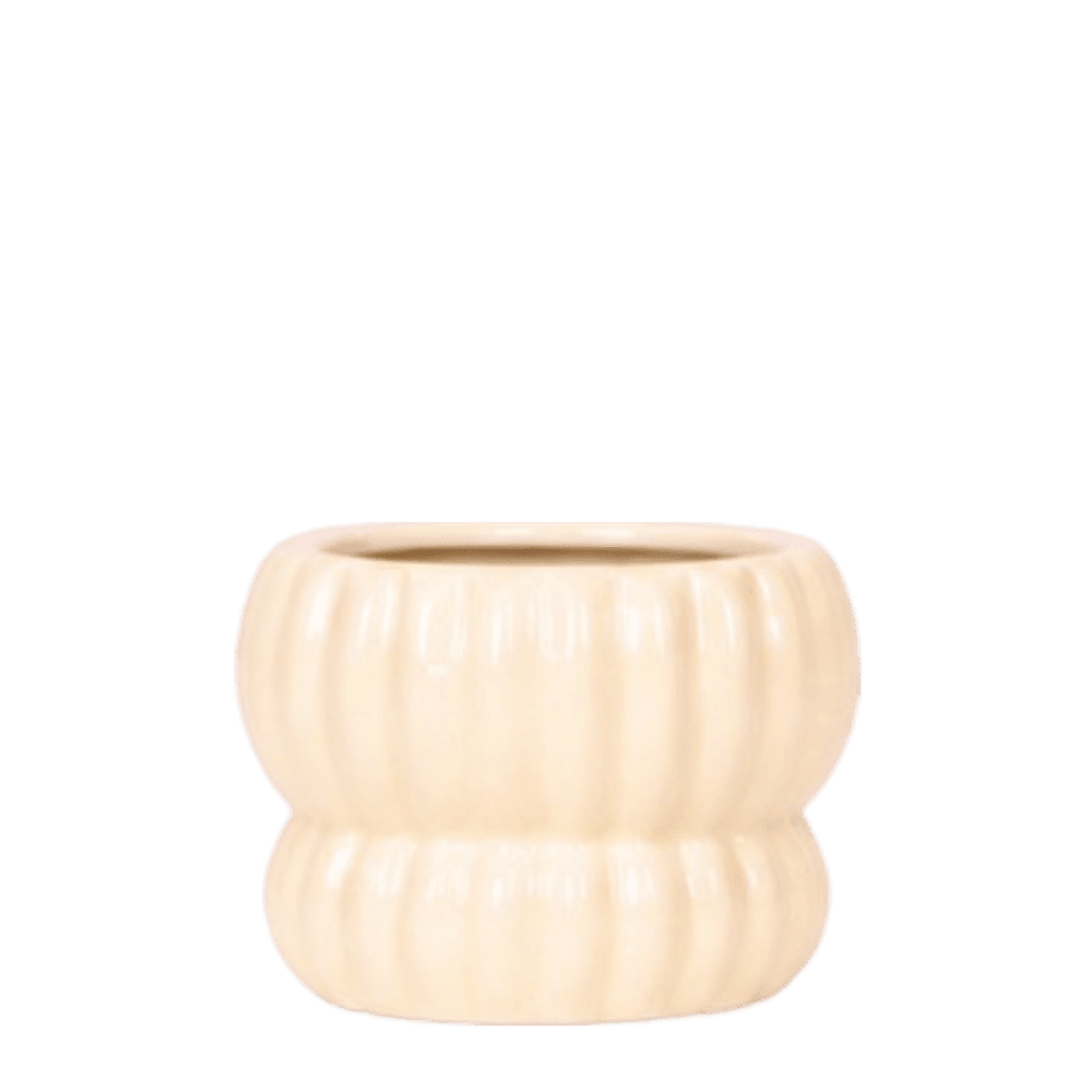 Cache-pot horizon jaune - ø6 cm