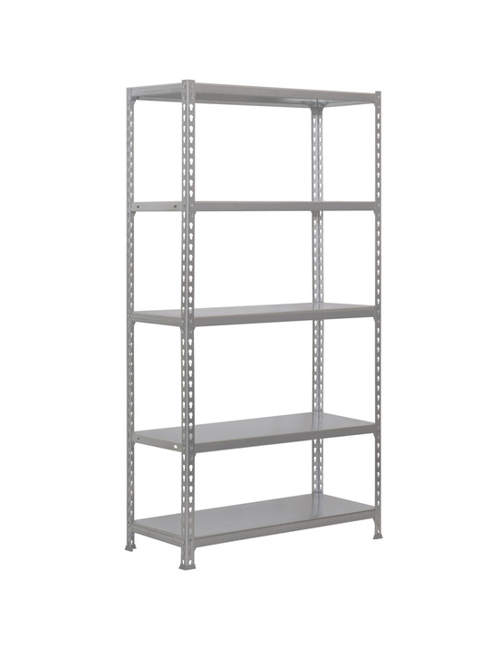 Etagère légère sans vis simonclick plus 5/500 gris/galva gris/galva 2000x1000x500 - simonrack