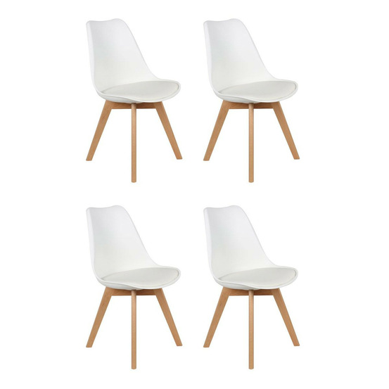 Lot de 4 chaises scandinave