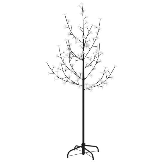 Arbre à led fleur de cerisier 84 led blanc chaud 120 cm