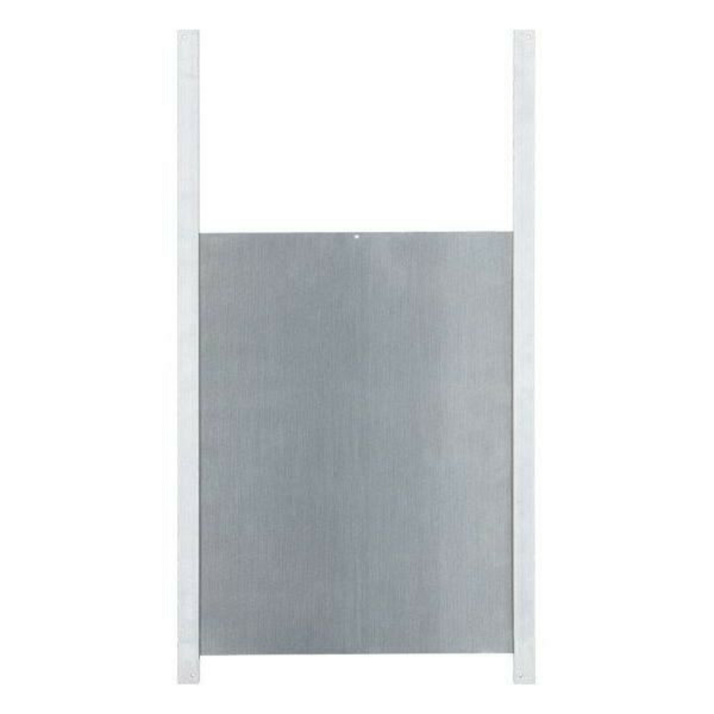 Porte coulissante pour poulailler - kerbl - alu - 30 x 40 cm - taille m - glissieres incluses