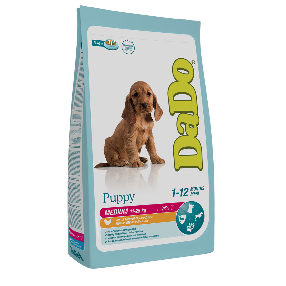 Puppy medium breed chicken & rice 3kg