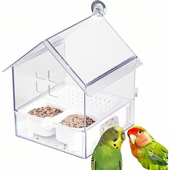 Mangeoire pour oiseaux - distributeur d'eau et nourriture