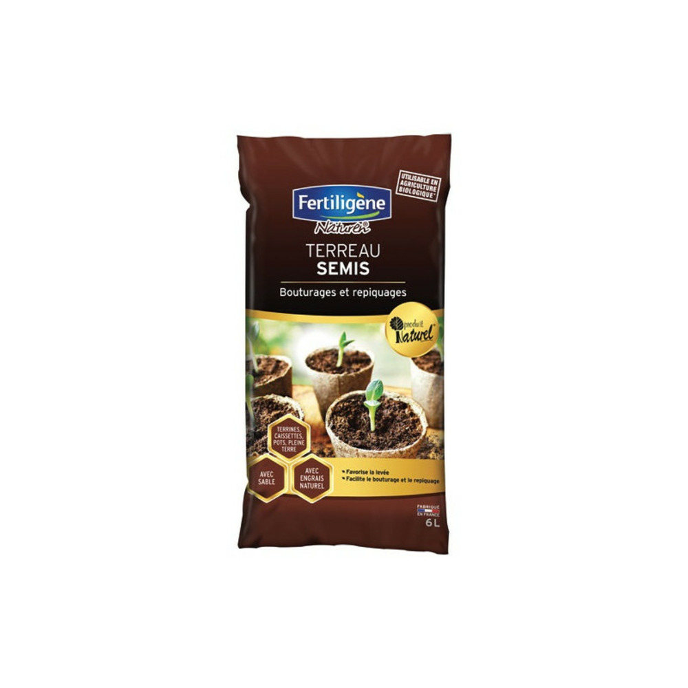 Terreau semis 6l uab fertiligene - fsem6bn