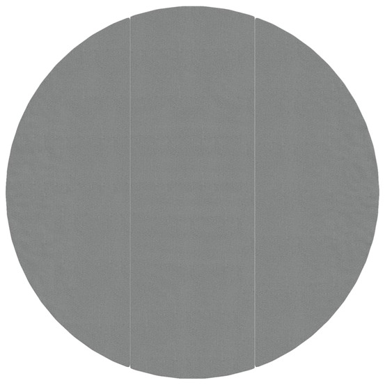 Bâche de piscine gris clair ø396 cm géotextile polyester