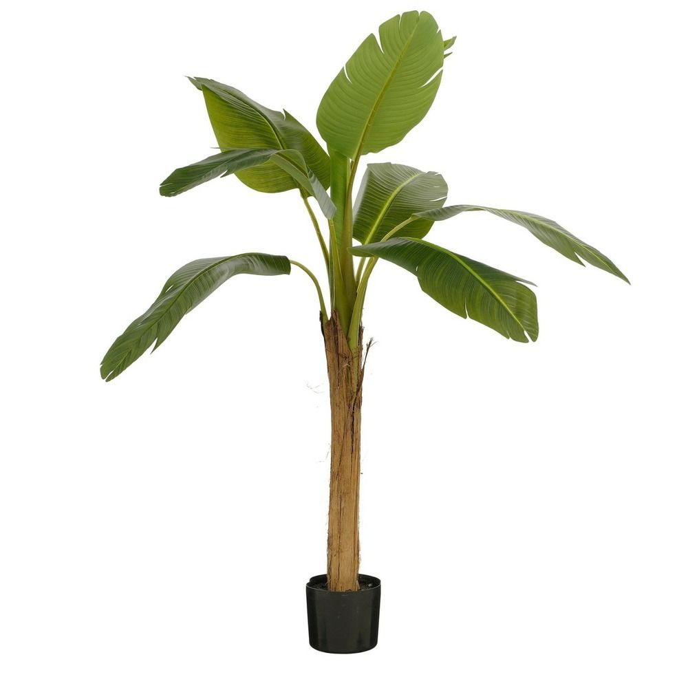 Mica decorations plante artificielle bananier en pot - h155 x ø90 cm - vert