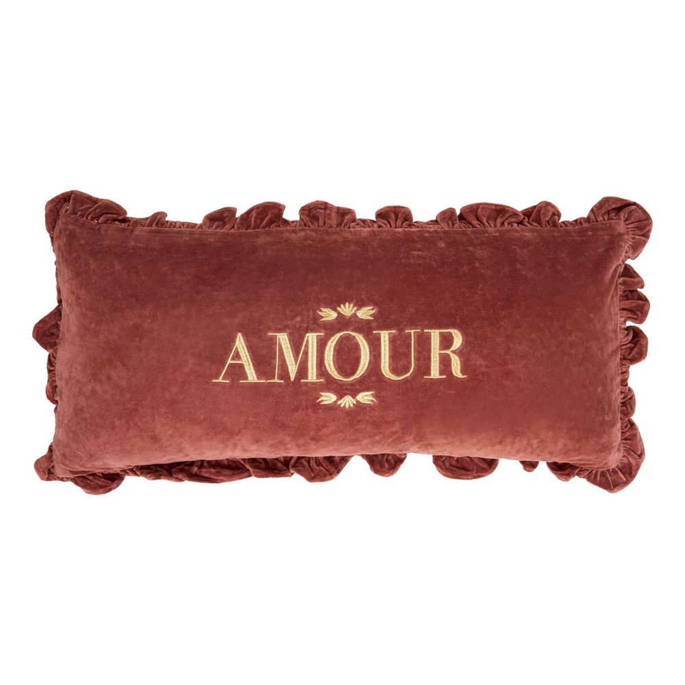 Coussin déco brodé 