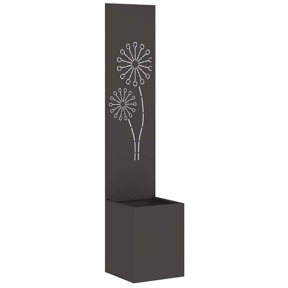 Écran de confidentialité de jardin noir 32 x 32 x 150 cm