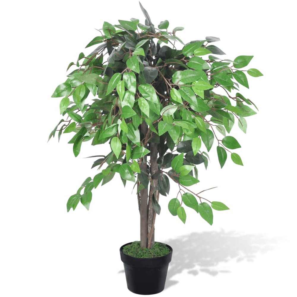 Palmier artificiel plastique avec pot 90 cm