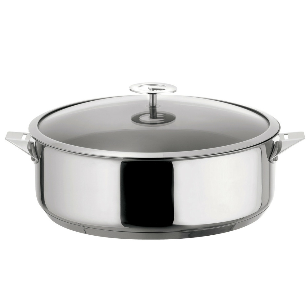 Eclipse - sauteuse 28 cm inox avec couvercle