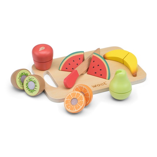 Fruits en bois à découper
