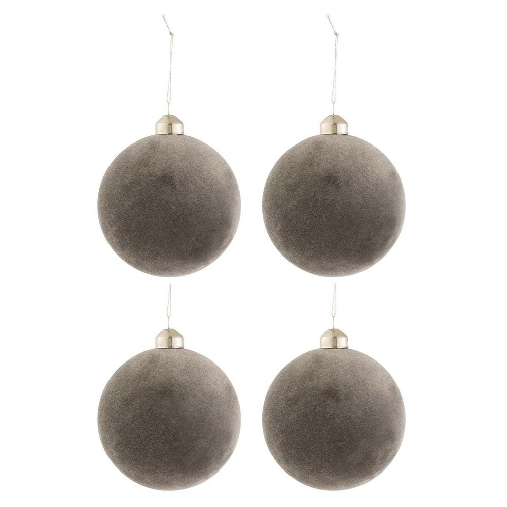 Lot de 4 boules de noël 
