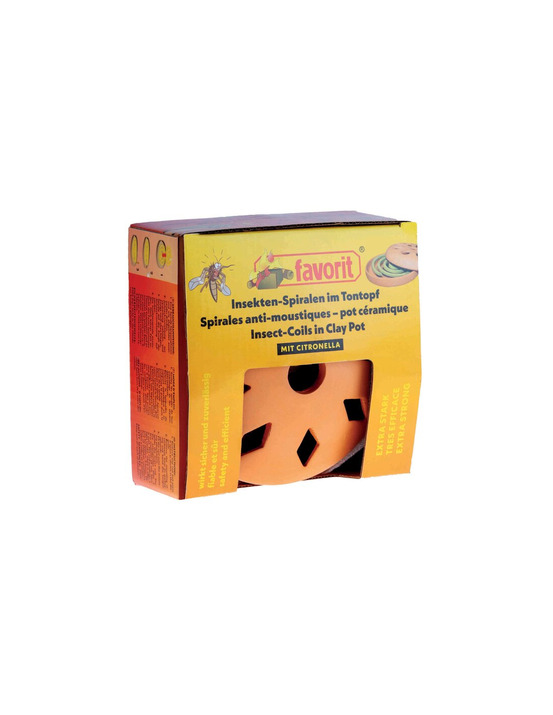 Pot terre cuite spirales 2pces